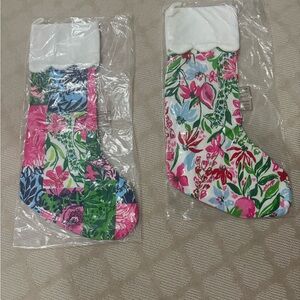 Lilly Pulitzer Floral Christmas Stockings